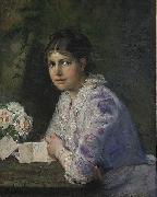 Elisabeth Keyser Day dreams oil painting on canvas